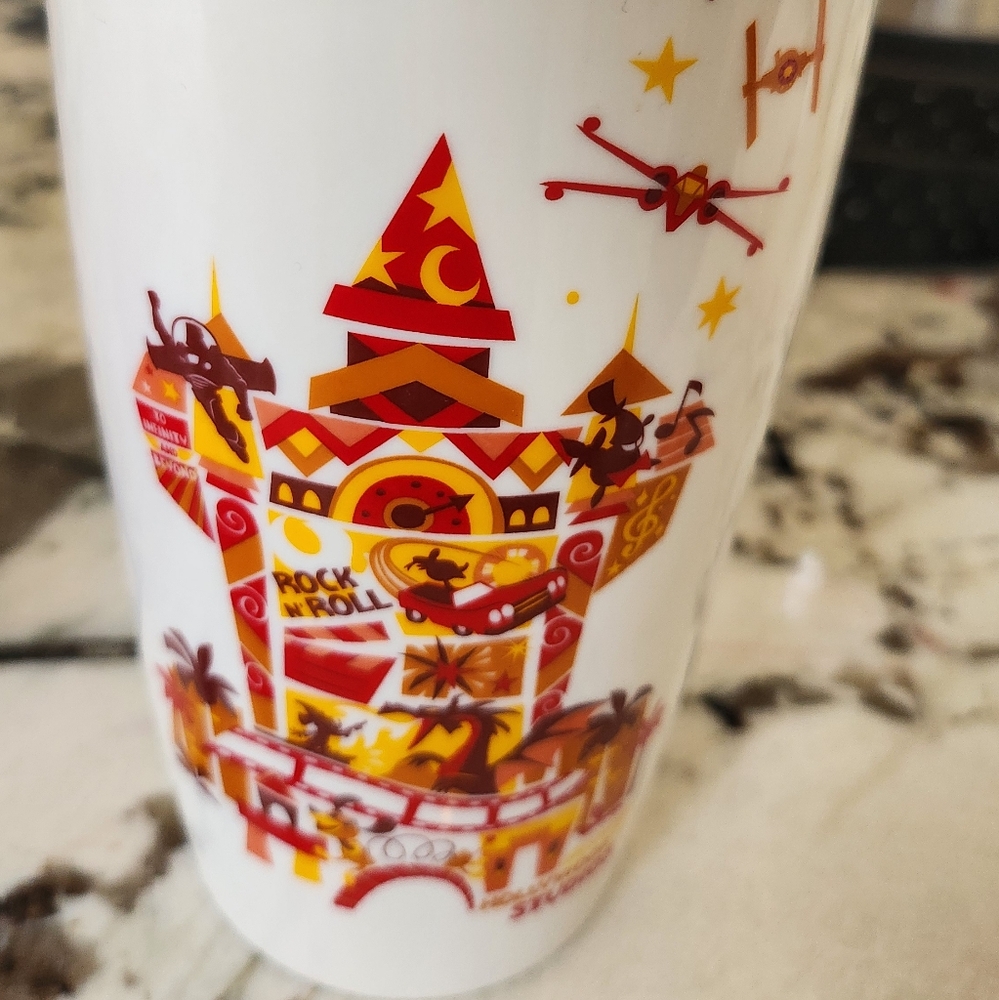 Disney Hollywood studios mug with lid